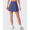 image:imageG4Free Drawstring Golf Skirts for Women  15 Athletic Curved Hem Tennis Skort Casual Skorts Inner Shorts with Ball PocketDusky Purple