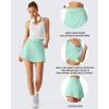 image:imageG4Free Drawstring Golf Skirts for Women  15 Athletic Curved Hem Tennis Skort Casual Skorts Inner Shorts with Ball PocketMint
