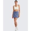 image:imageG4Free Smoofit Modal Soft Sweat Skirts for Women  ALine Drawstring Summer Casual Lounge Short Skirt with PocketsDenim Blue