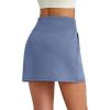 image:imageG4Free Smoofit Modal Soft Sweat Skirts for Women  ALine Drawstring Summer Casual Lounge Short Skirt with PocketsDenim Blue