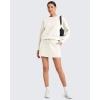 image:imageG4Free Smoofit Modal Soft Sweat Skirts for Women  ALine Drawstring Summer Casual Lounge Short Skirt with PocketsIvory