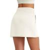 image:imageG4Free Smoofit Modal Soft Sweat Skirts for Women  ALine Drawstring Summer Casual Lounge Short Skirt with PocketsIvory