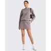 image:imageG4Free Smoofit Modal Soft Sweat Skirts for Women  ALine Drawstring Summer Casual Lounge Short Skirt with PocketsTaupe