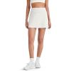 image:imageG4Free BareFeel 15 Golf Skirts for Women High Waisted A Line Casual Athletic Skorts Inner Shorts with 2 PocketsWhite