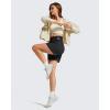 image:imageG4Free Strowen Athletic Running Shorts for Women 4  Elastic Waist Lightweight Quick Dry for Workout Gym with PocketsBlack