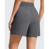 image:imageG4Free Strowen Athletic Running Shorts for Women 4  Elastic Waist Lightweight Quick Dry for Workout Gym with PocketsDark Gray
