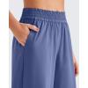 image:imageG4Free Chillwhisp Lightweight Flowy Wide Leg Pants Women Elastic Waist Palazzo Pants Summer Beach VacationDusky Purple