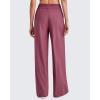 image:imageG4Free Chillwhisp Lightweight Flowy Wide Leg Pants Women Elastic Waist Palazzo Pants Summer Beach VacationWine