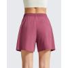 image:imageG4Free Chillwhisp Split Running Shorts for Women 3 Builtin Shorts for Athletic Workout GymDark Burgundy