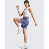 image:imageG4Free Chillwhisp Split Running Shorts for Women 3 Builtin Shorts for Athletic Workout GymDusky Purple
