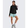 image:imageG4Free Lightbreeze UPF 50 UV Long Sleeve Shirts for Women  Sun Hoodie with Thumholes Hiking CasualBlack