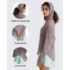 image:imageG4Free Lightbreeze UPF 50 UV Long Sleeve Shirts for Women  Sun Hoodie with Thumholes Hiking CasualGray Lilac