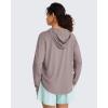image:imageG4Free Lightbreeze UPF 50 UV Long Sleeve Shirts for Women  Sun Hoodie with Thumholes Hiking CasualGray Lilac