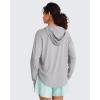 image:imageG4Free Lightbreeze UPF 50 UV Long Sleeve Shirts for Women  Sun Hoodie with Thumholes Hiking CasualSilver Gray