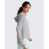 image:imageG4Free Lightbreeze UPF 50 UV Long Sleeve Shirts for Women  Sun Hoodie with Thumholes Hiking CasualSilver Gray