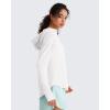 image:imageG4Free Lightbreeze UPF 50 UV Long Sleeve Shirts for Women  Sun Hoodie with Thumholes Hiking CasualWhite