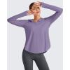 image:imageG4Free Skimetic Womens UPF 50 Sun Shirts with Hoodie Long Sleeve Workout Tops Half Zip Rash Guard Hiking FishingGray Purple