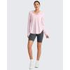image:imageG4Free Skimetic Womens UPF 50 Sun Shirts with Hoodie Long Sleeve Workout Tops Half Zip Rash Guard Hiking FishingPink