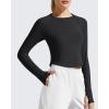 image:imageG4Free Womens UPF 50 Long Sleeve Rash Guard Athletic ShirtBlack