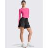 image:imageG4Free Womens UPF 50 Long Sleeve Rash Guard Athletic ShirtHot Pink