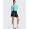 image:imageG4Free Womens UPF 50 Long Sleeve Rash Guard Athletic ShirtLake Blue