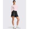 image:imageG4Free Womens UPF 50 Long Sleeve Rash Guard Athletic ShirtSmoky Blush