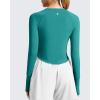 image:imageG4Free Womens UPF 50 Long Sleeve Rash Guard Athletic ShirtTeal