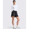 image:imageG4Free Womens UPF 50 Long Sleeve Rash Guard Athletic ShirtWhite