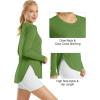 image:imageG4Free Womens UPF 50 UV Shirts Long Sleeve Workout Sun Shirt Outdoor Gym Hiking Tops Quick Dry Lightweight Casual YogaArmy Green