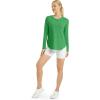 image:imageG4Free Womens UPF 50 UV Shirts Long Sleeve Workout Sun Shirt Outdoor Gym Hiking Tops Quick Dry Lightweight Casual YogaForest Green