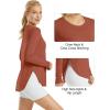 image:imageG4Free Womens UPF 50 UV Shirts Long Sleeve Workout Sun Shirt Outdoor Gym Hiking Tops Quick Dry Lightweight Casual YogaJam Brown