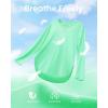 image:imageG4Free Womens UPF 50 UV Shirts Long Sleeve Workout Sun Shirt Outdoor Gym Hiking Tops Quick Dry Lightweight Casual YogaMint Green