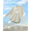 image:imageG4Free Womens UPF 50 UV Shirts Long Sleeve Workout Sun Shirt Outdoor Gym Hiking Tops Quick Dry Lightweight Casual YogaMushroom