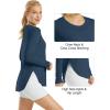 image:imageG4Free Womens UPF 50 UV Shirts Long Sleeve Workout Sun Shirt Outdoor Gym Hiking Tops Quick Dry Lightweight Casual YogaNavy