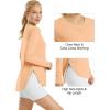 image:imageG4Free Womens UPF 50 UV Shirts Long Sleeve Workout Sun Shirt Outdoor Gym Hiking Tops Quick Dry Lightweight Casual YogaPeach Nectar