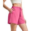 image:imageG4Free Chillwhisp Split Running Shorts for Women 3 Builtin Shorts for Athletic Workout GymRosy Pink