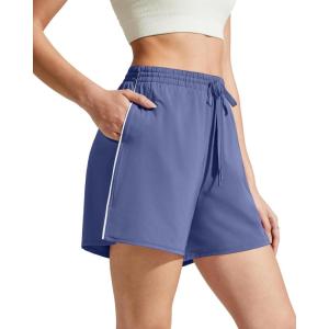 image:imageG4Free Chillwhisp Split Running Shorts for Women 3 Builtin Shorts for Athletic Workout GymDusky Purple