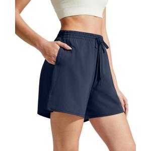 image:imageG4Free Chillwhisp Split Running Shorts for Women 3 Builtin Shorts for Athletic Workout GymPure Dark Navy