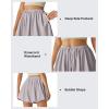 image:imageG4Free Chillwhisp Bubble Shorts for Women 3 Drawstring with Pockets Lightweight Workout Casual SkortChime Gray