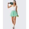 image:imageG4Free Chillwhisp Bubble Shorts for Women 3 Drawstring with Pockets Lightweight Workout Casual SkortMint