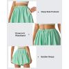 image:imageG4Free Chillwhisp Bubble Shorts for Women 3 Drawstring with Pockets Lightweight Workout Casual SkortMint