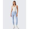 image:imageG4Free BareFeel Removable Padded Built in Bra Tank Tops Workout Racerback Yoga Tanks Athletic Gym Slim Fit TopPure White
