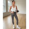 image:imageG4Free BareFeel Removable Padded Built in Bra Tank Tops Workout Racerback Yoga Tanks Athletic Gym Slim Fit TopPure White