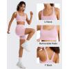 image:imageG4Free BareFeel Square Neck Sports Bra Padded for Women  Strappy Y Back Crop Tank Tops Workout CamisoleBlush