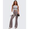 image:imageG4Free BareFeel Tennis Yoga Tank Tops Half Zip Workout Athletic Sleeveless Athleisure Tanks High Neck Gym Golf Slim FitChime Gray