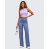 image:imageG4Free BareFeel Tennis Yoga Tank Tops Half Zip Workout Athletic Sleeveless Athleisure Tanks High Neck Gym Golf Slim FitLight Purple