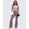 image:imageG4Free BareFeel Tennis Yoga Tank Tops Half Zip Workout Athletic Sleeveless Athleisure Tanks High Neck Gym Golf Slim FitLight Purple