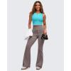 image:imageG4Free BareFeel Tennis Yoga Tank Tops Half Zip Workout Athletic Sleeveless Athleisure Tanks High Neck Gym Golf Slim FitSky Blue