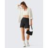 image:imageG4Free EverGoing Athletic Shorts for Women  5 High Waisted Wide Leg Casual Shorts with PocketsBlack