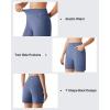 image:imageG4Free EverGoing Athletic Shorts for Women  5 High Waisted Wide Leg Casual Shorts with PocketsDenim Blue